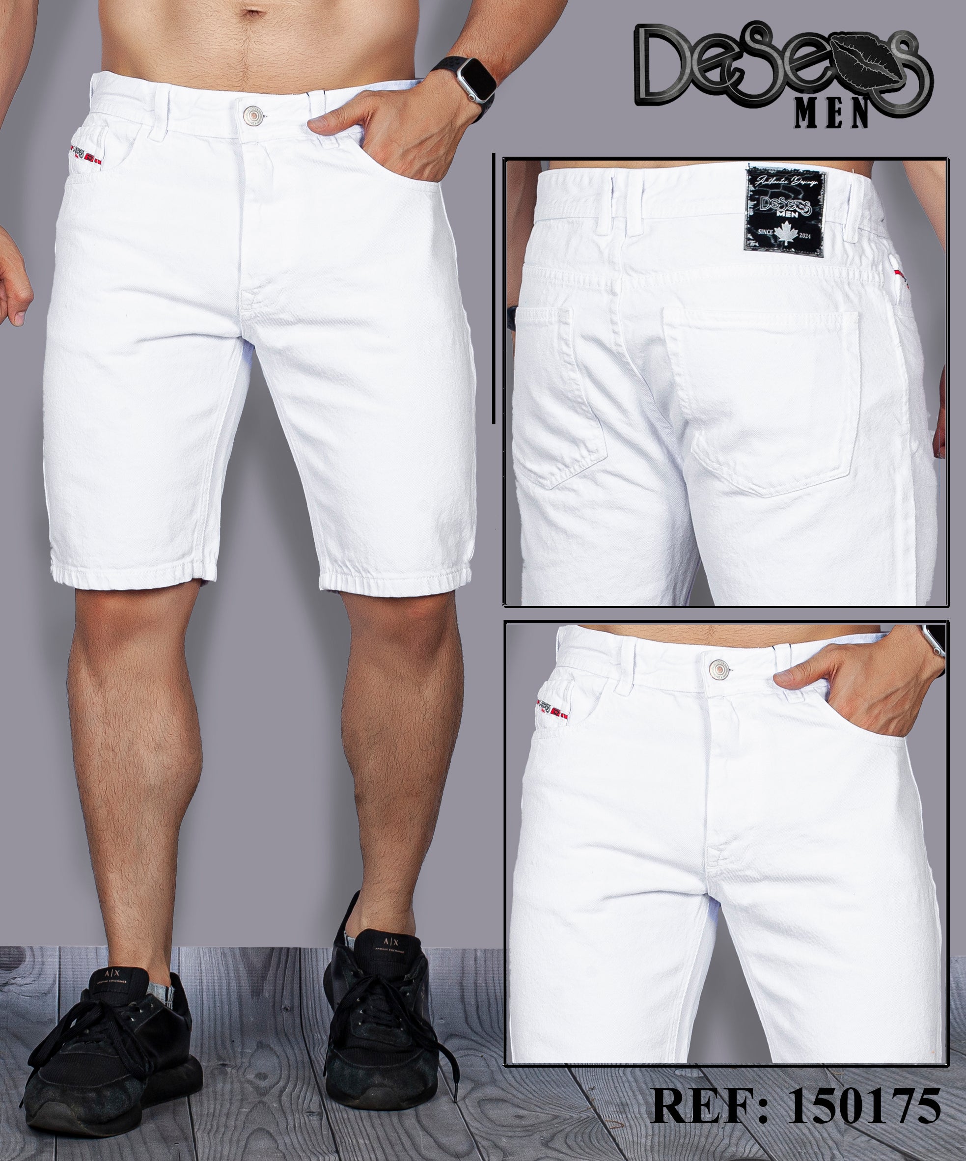 ✅ Bermuda blanca caballero Omar (REF. 150175)