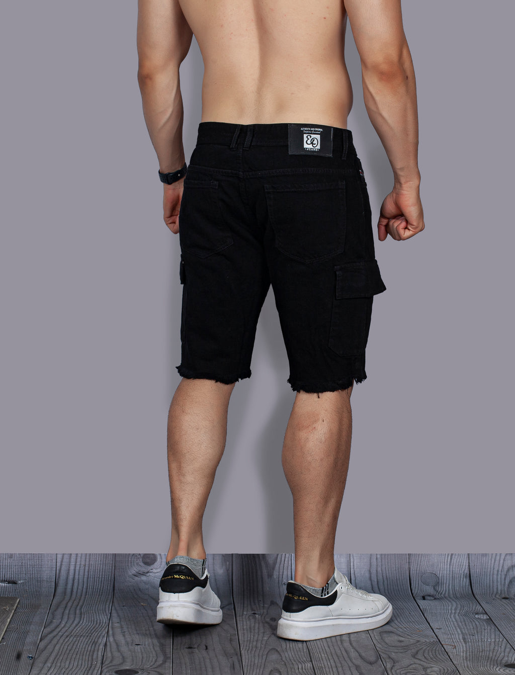 ✅ Bermuda negra caballero Luis (REF. 153017)